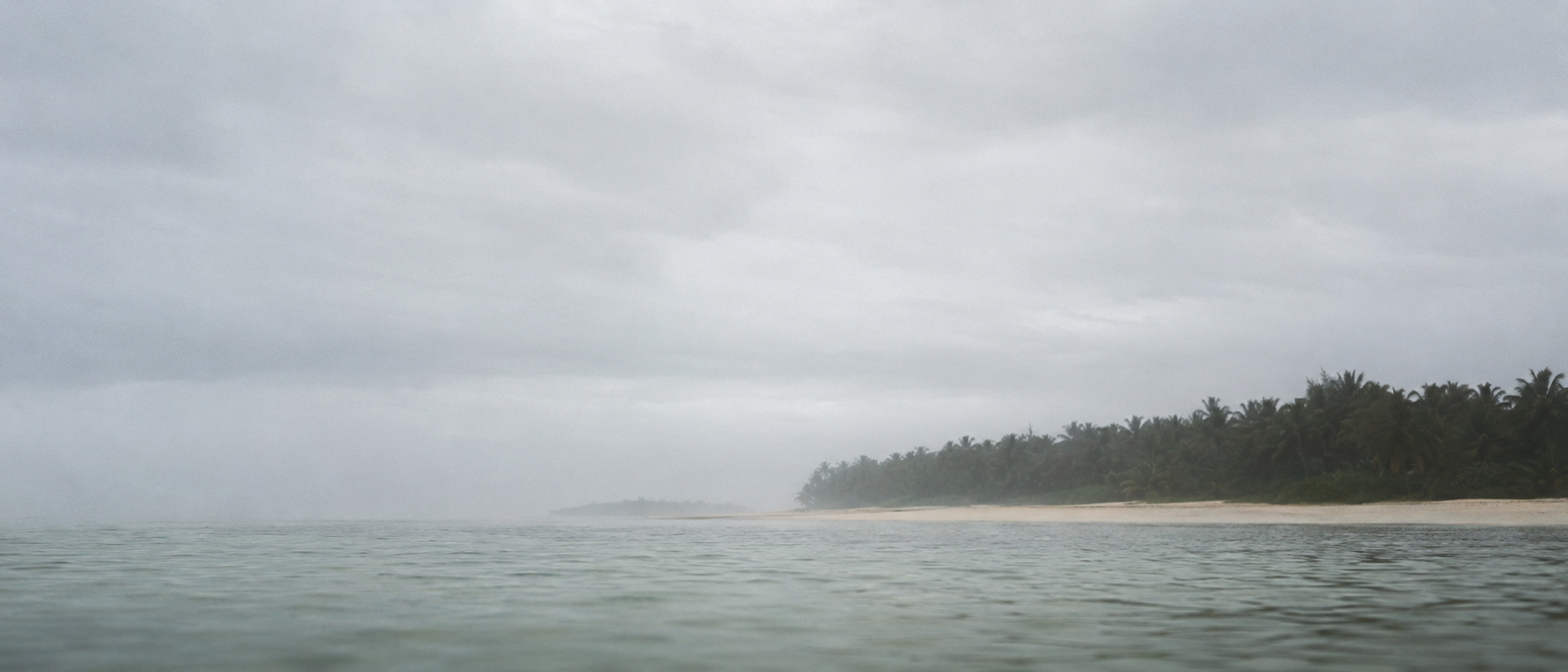A private island lagoon